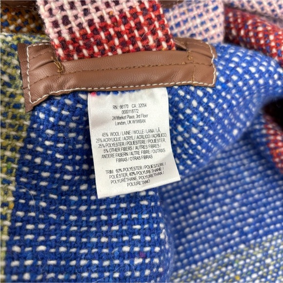 Anthropologie Nomad by Morgan Carper Belted Fringe Shawl Wrap Cape - Picture 13 of 16